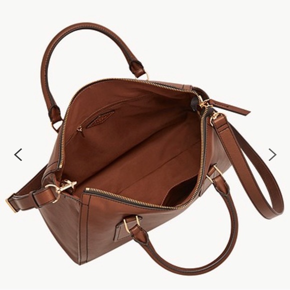 Parker Satchel Crossbody Handbag Brown - Picture 7 of 10